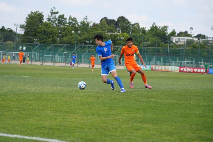 申花U20兩翼齊飛2-0云南玉昆，黃毅豪張煜建功
