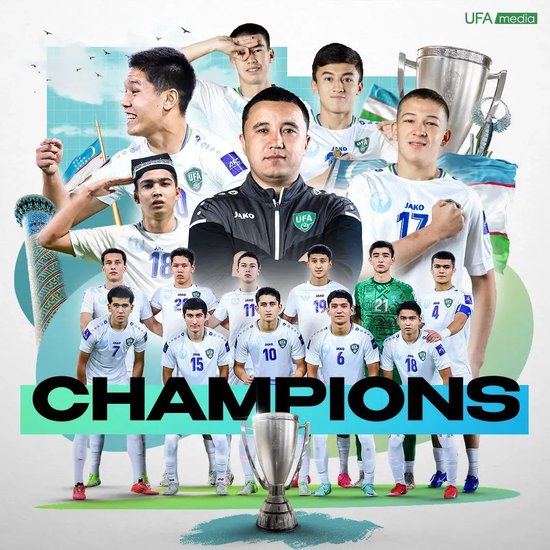 9人作戰(zhàn)2-0勝沙特，烏茲別克U17亞洲杯奪冠，三年三線突破青訓(xùn)成果